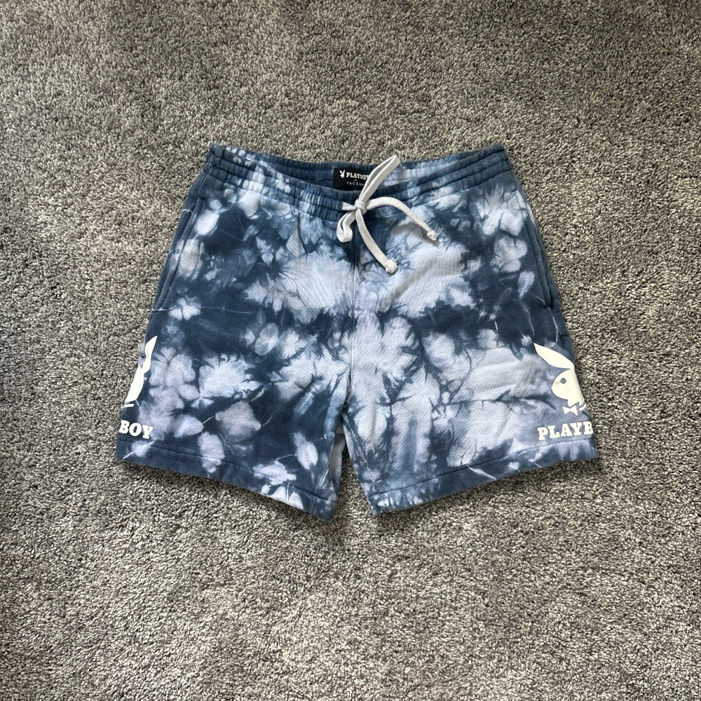 Pacsun Playboy tie dye shorts